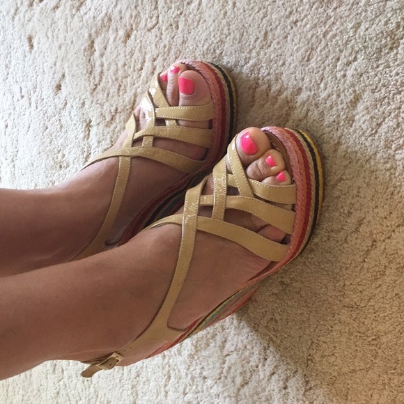 Kate spade rainbow wedge - Picture 4 of 7